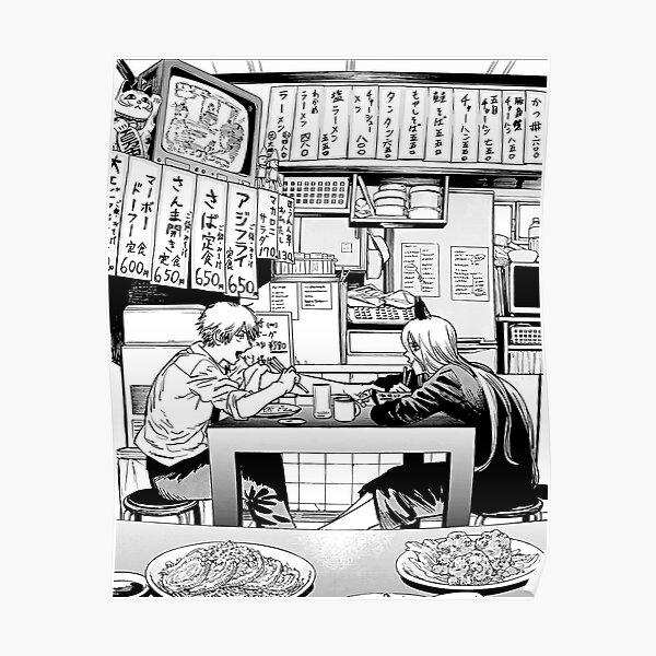 Besties Denji & Power | Chainsaw men Poster RB0908 product Offical chainsaw man Merch