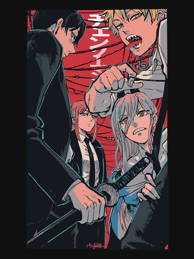 artwork Offical chainsaw man Merch