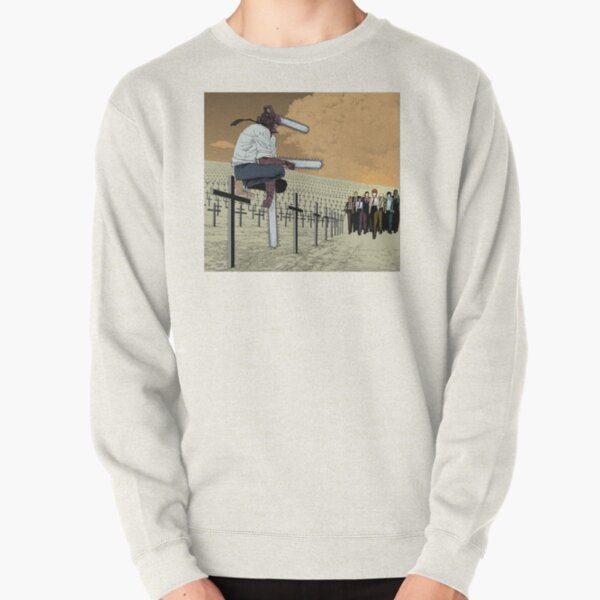 Makima Approaching Denji Pullover Sweatshirt RB0908 product Offical chainsaw man Merch