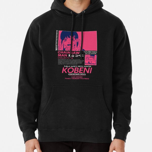 Kobeni Streetwear  Pullover Hoodie RB0908 product Offical chainsaw man Merch