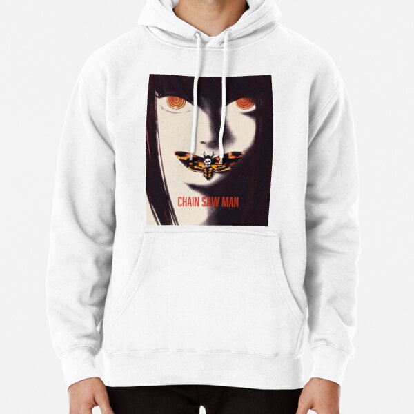 Makima Chainsaw Man Silence of the Lambs Style Poster Pullover Hoodie RB0908 product Offical chainsaw man Merch
