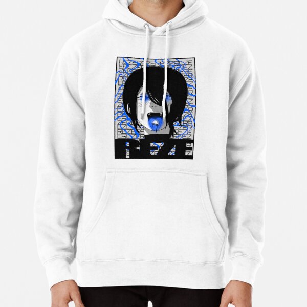 REZE CHAINSAW MAN FACE STREETWEAR Pullover Hoodie RB0908 product Offical chainsaw man Merch