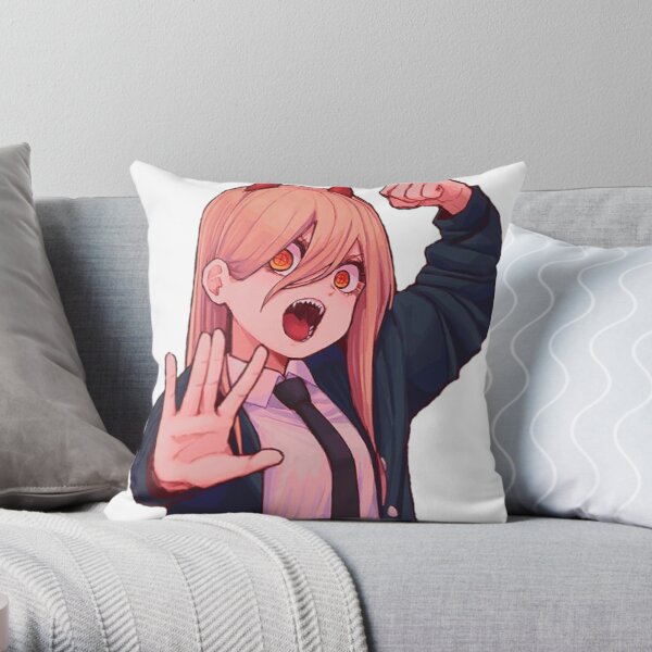 Power Chainsaw Man Throw Pillow RB0908 product Offical chainsaw man Merch