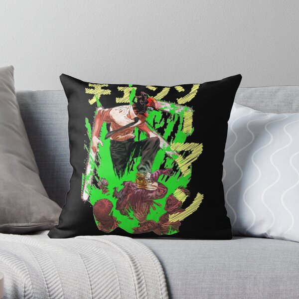 Chainsaw Man Denji Throw Pillow RB0908 product Offical chainsaw man Merch