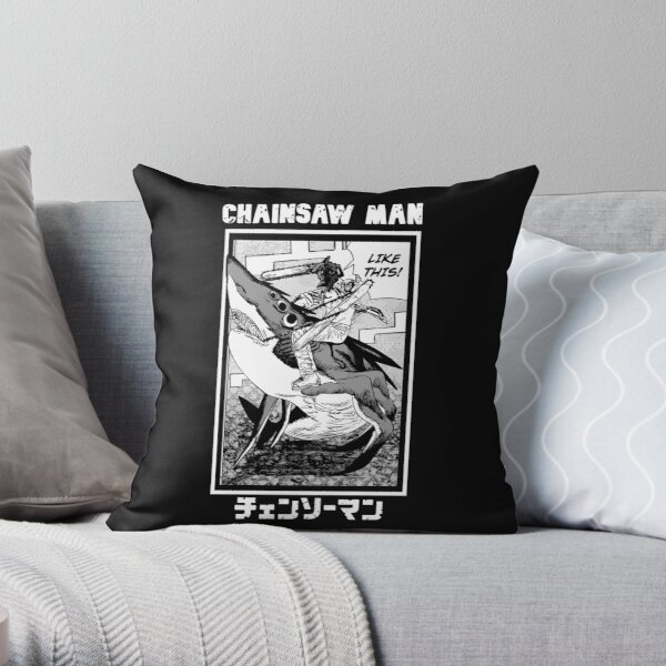 Chainsaw Man Official Throw Pillow RB0908 product Offical chainsaw man Merch