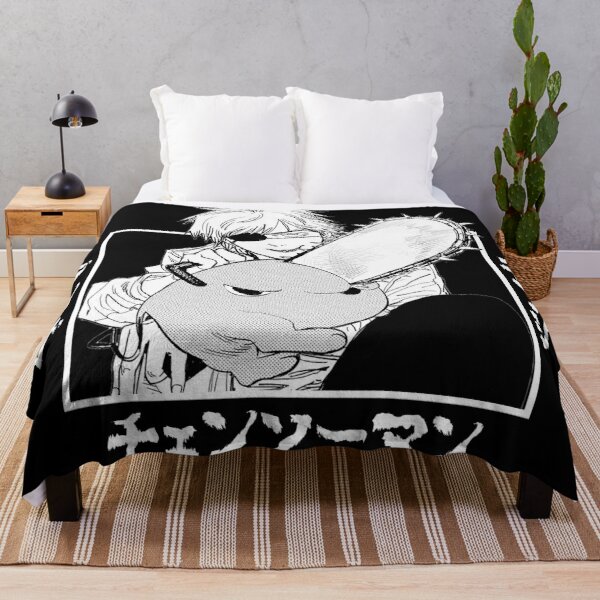 Denji And Pochita - Chainsaw Man Throw Blanket RB0908 product Offical chainsaw man Merch