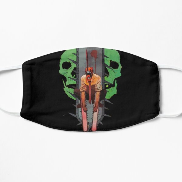 Chainsaw Man Flat Mask RB0908 product Offical chainsaw man Merch