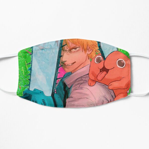 Chainsaw man Flat Mask RB0908 product Offical chainsaw man Merch