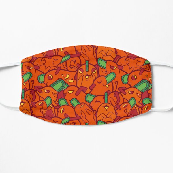 All Pochita Pattern Flat Mask RB0908 product Offical chainsaw man Merch