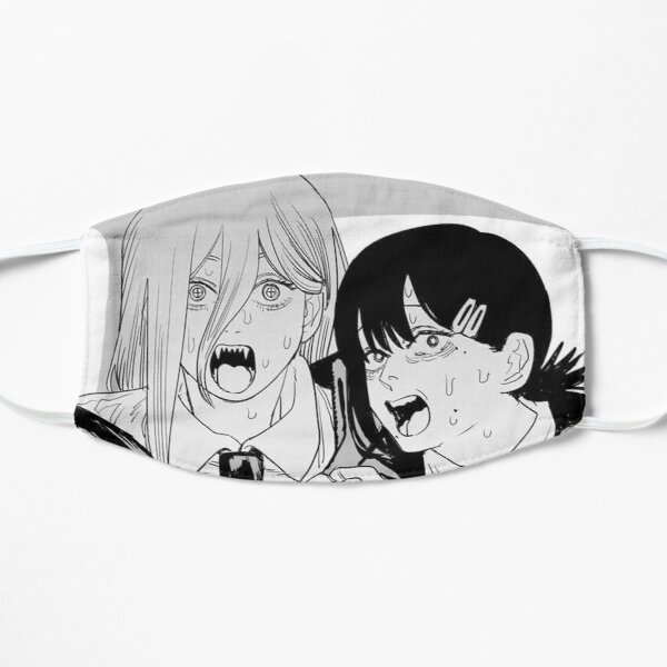Power X Kobeni - Chainsaw Man Flat Mask RB0908 product Offical chainsaw man Merch
